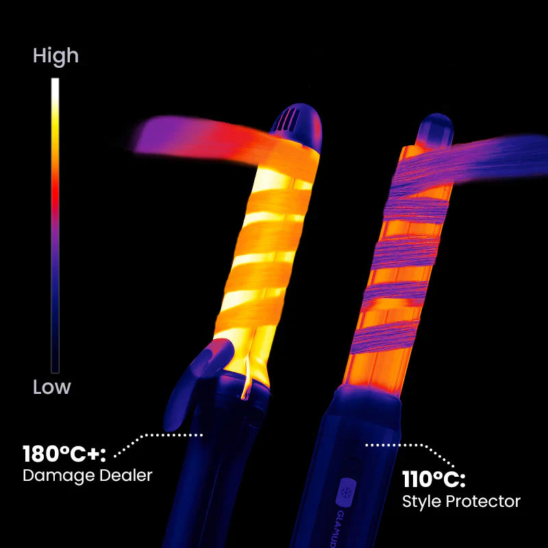 Low Heat Hair Styling: How GLAMUP Achieves Salon Results at 110°C
