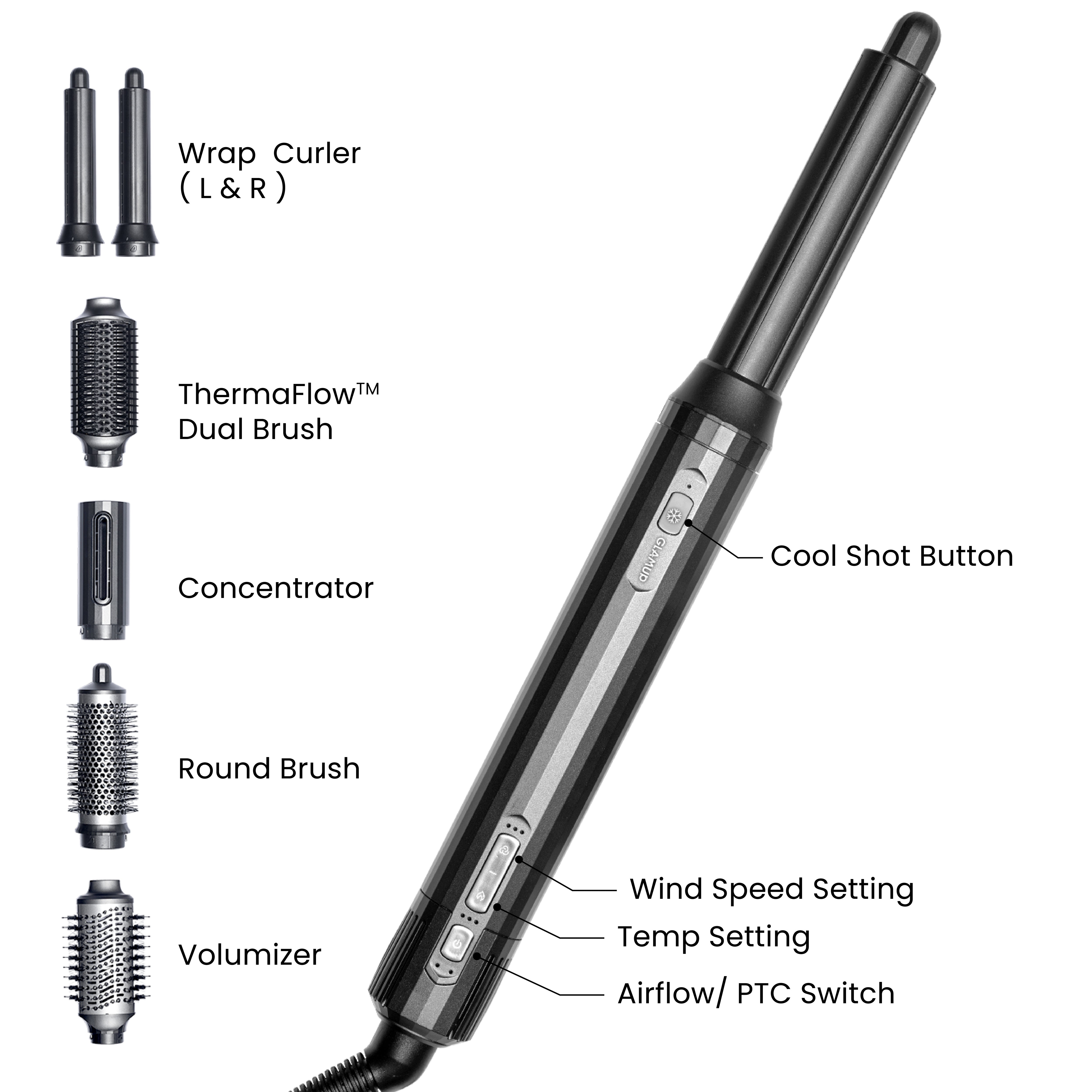 FusionPro™ 6-in-1 Hair Styler
