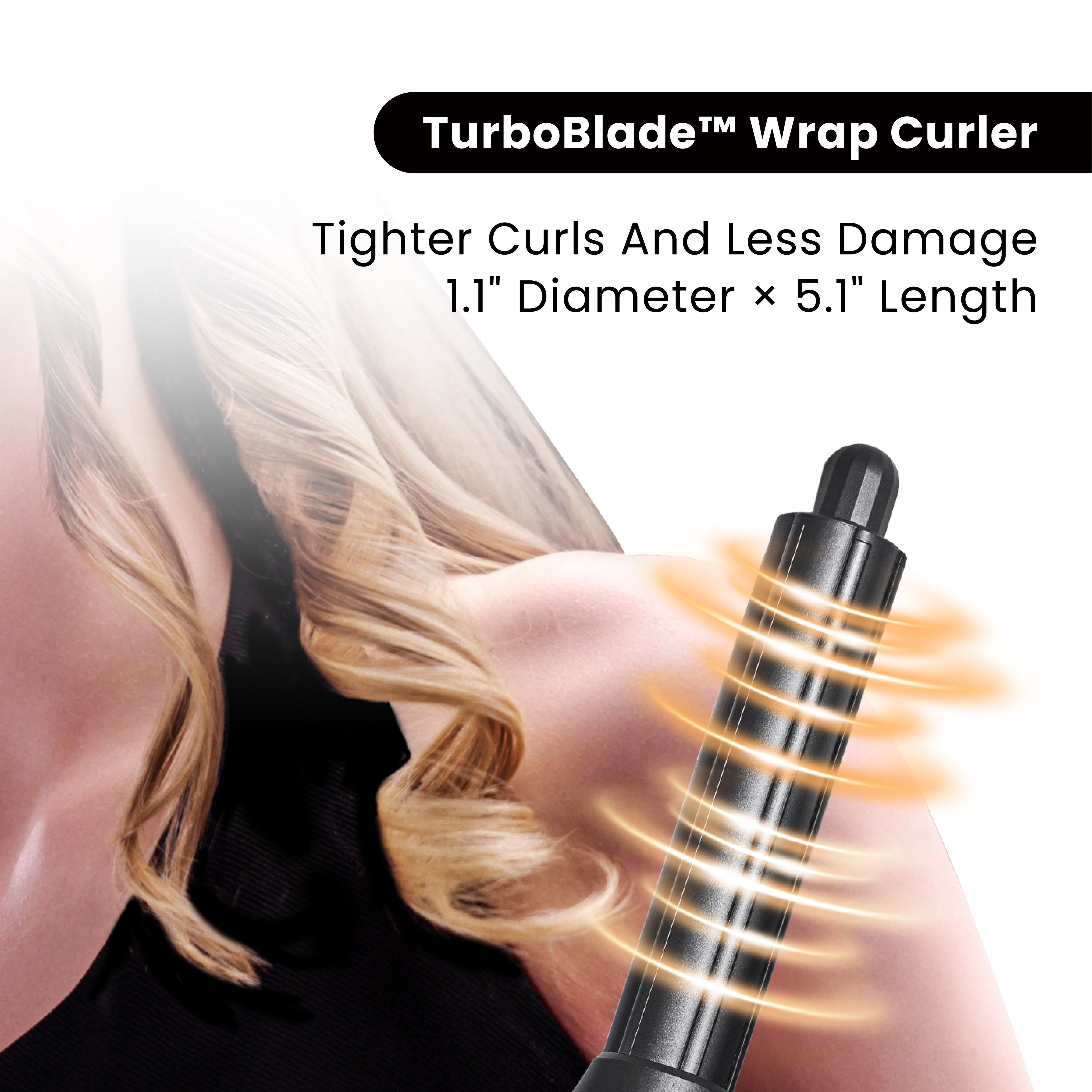 GLAMUP® Slate Black FusionPro™ 6-in-1 Hot Air Styler