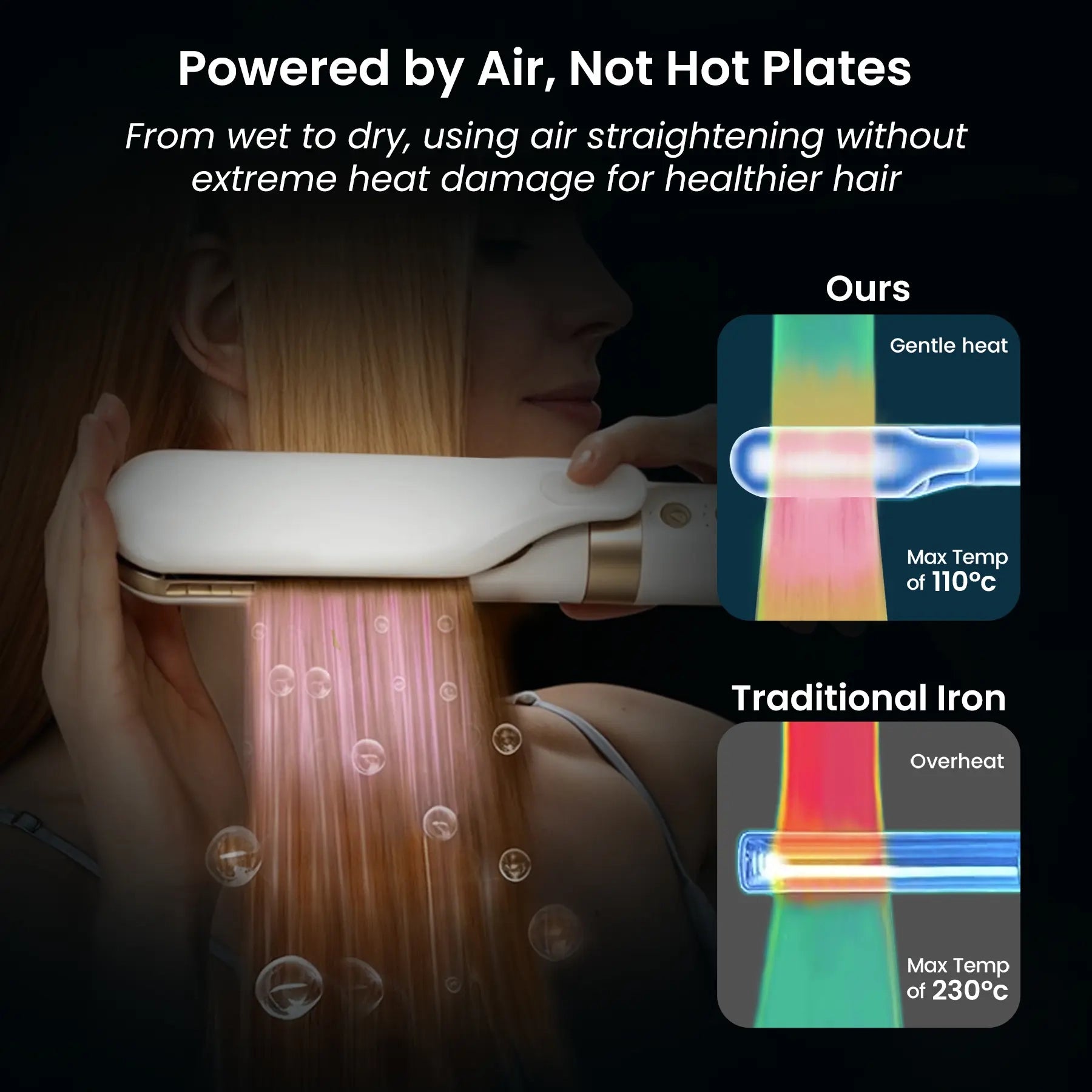Alisador de aire intercambiable para AirCurler™