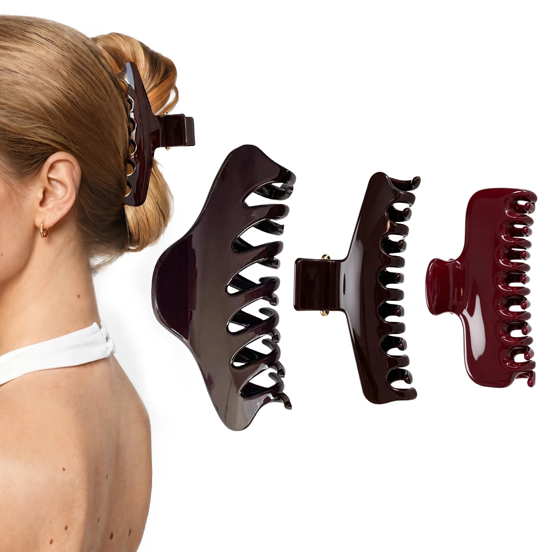 Glamup "The Taylor" Jumbo Claw Clip Set