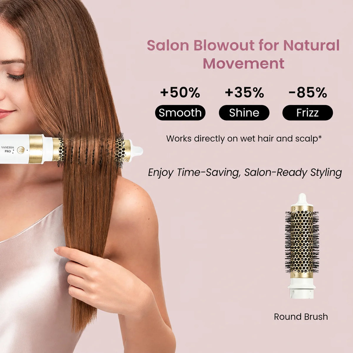 GLAMUP 6-in-1 Air Styler & Multi-Styler with Local Voltage