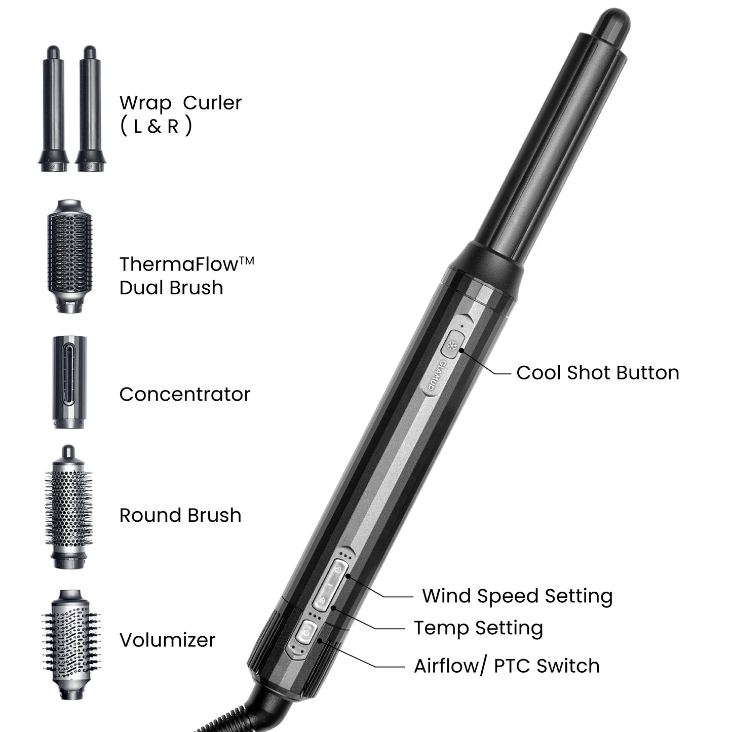 FusionPro™ 6-in-1 Hot Air Styler