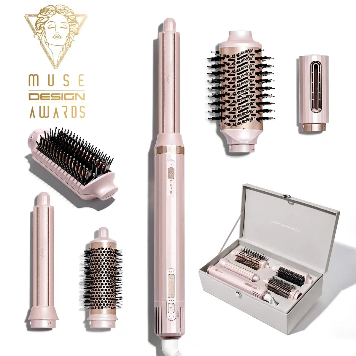 GLAMUP FusionPro™ 6-in-1  Wet-to-Styled Hair Styler - Local Voltage