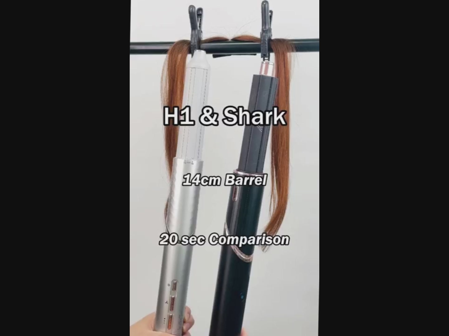 Cargar vídeo: Moldeador y secador de pelo giratorio Glamup 5 en 1 FlexAir™